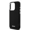 DKNY DKHMP14LSMCHLK iPhone 14 Pro 6.1czarny/black hardcase Liquid Silicone Small Metal Logo MagSafe